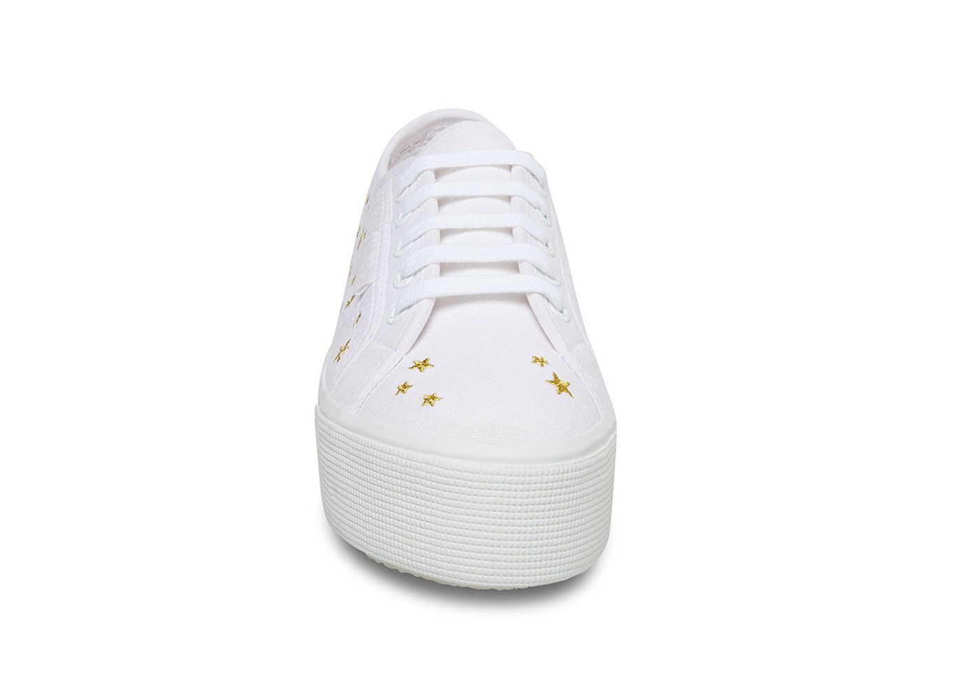 Superga Platform Womens - 2790 Embroidery - White - WJXMO0314